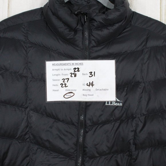 LL BEAN Downtek Down Puffer Winter Jacket Size M - Picture 10 of 10